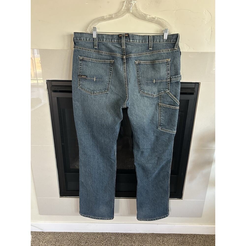 Ariat Rebar M4 DuraStretch Workhorse Jeans Mens 40x34 Relaxed Bootcut Casual - Picture 12 of 12